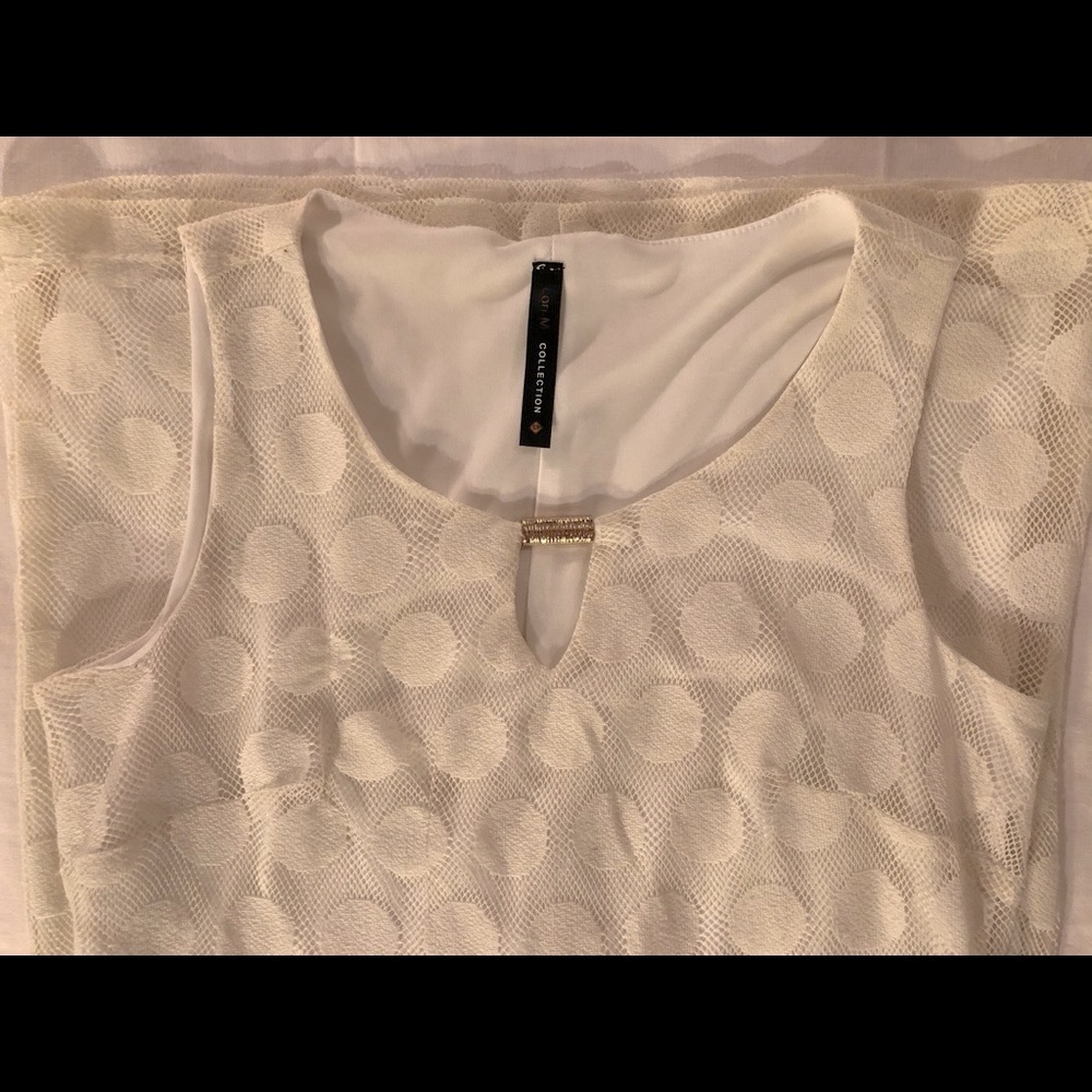 Cream- lace dress- size small